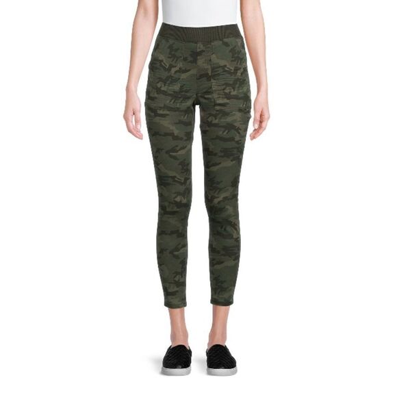 Leopard & Camo Print Mid Rise Rib Waistband Jeggings Pants 2-Pack Size XXL (19) - Picture 11 of 15